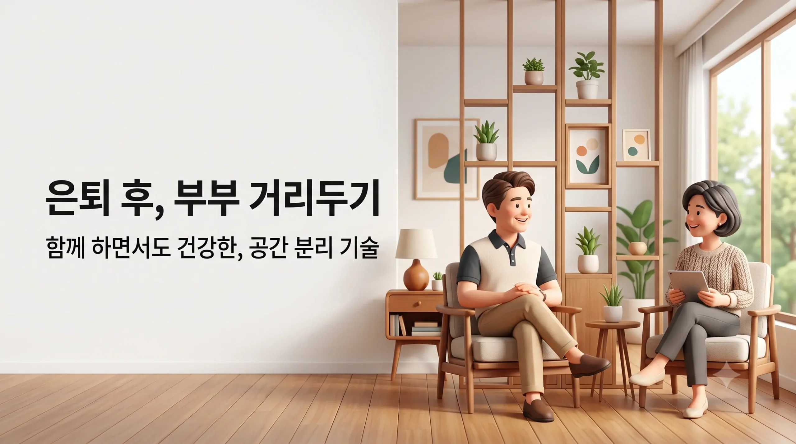 은퇴 남편 증후군 극복기 하루 24시간 붙어 있는 부부의 공간 분리 기술