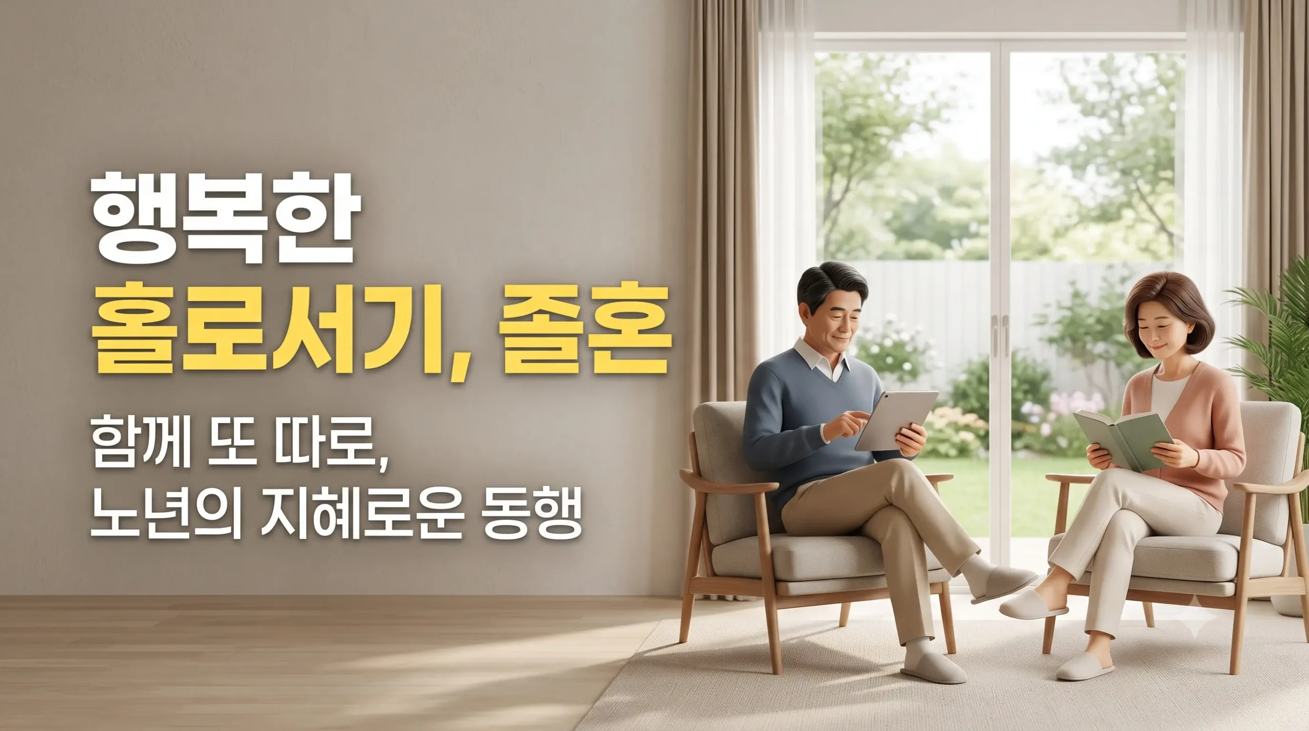 졸혼(卒婚)이란 무엇인가 시니어들이 졸혼을 고민하는 진짜 이유와 장단점