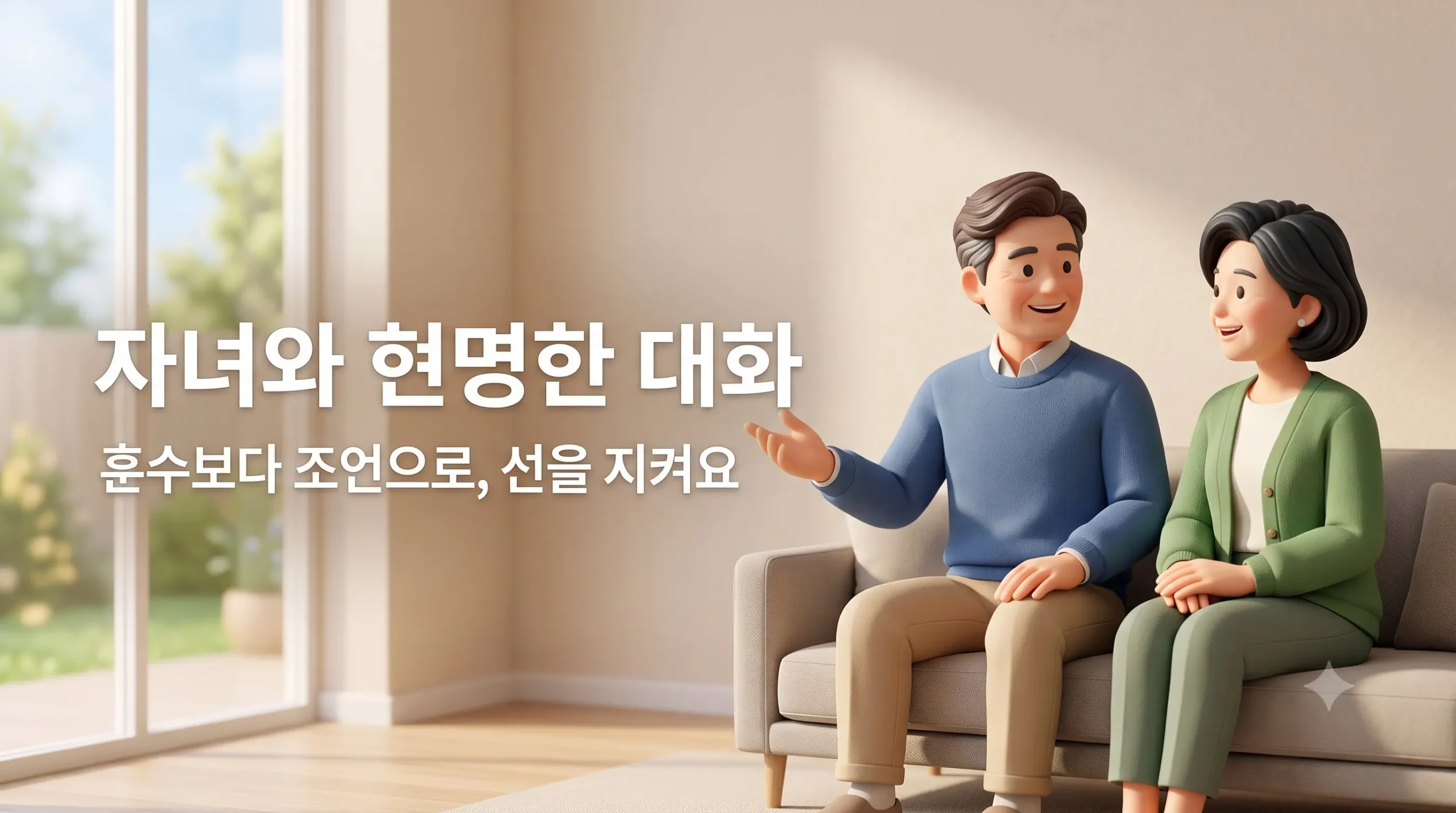성인 자녀와의 현명한 대화법 훈수와 조언 사이에서 선 지키는 기술