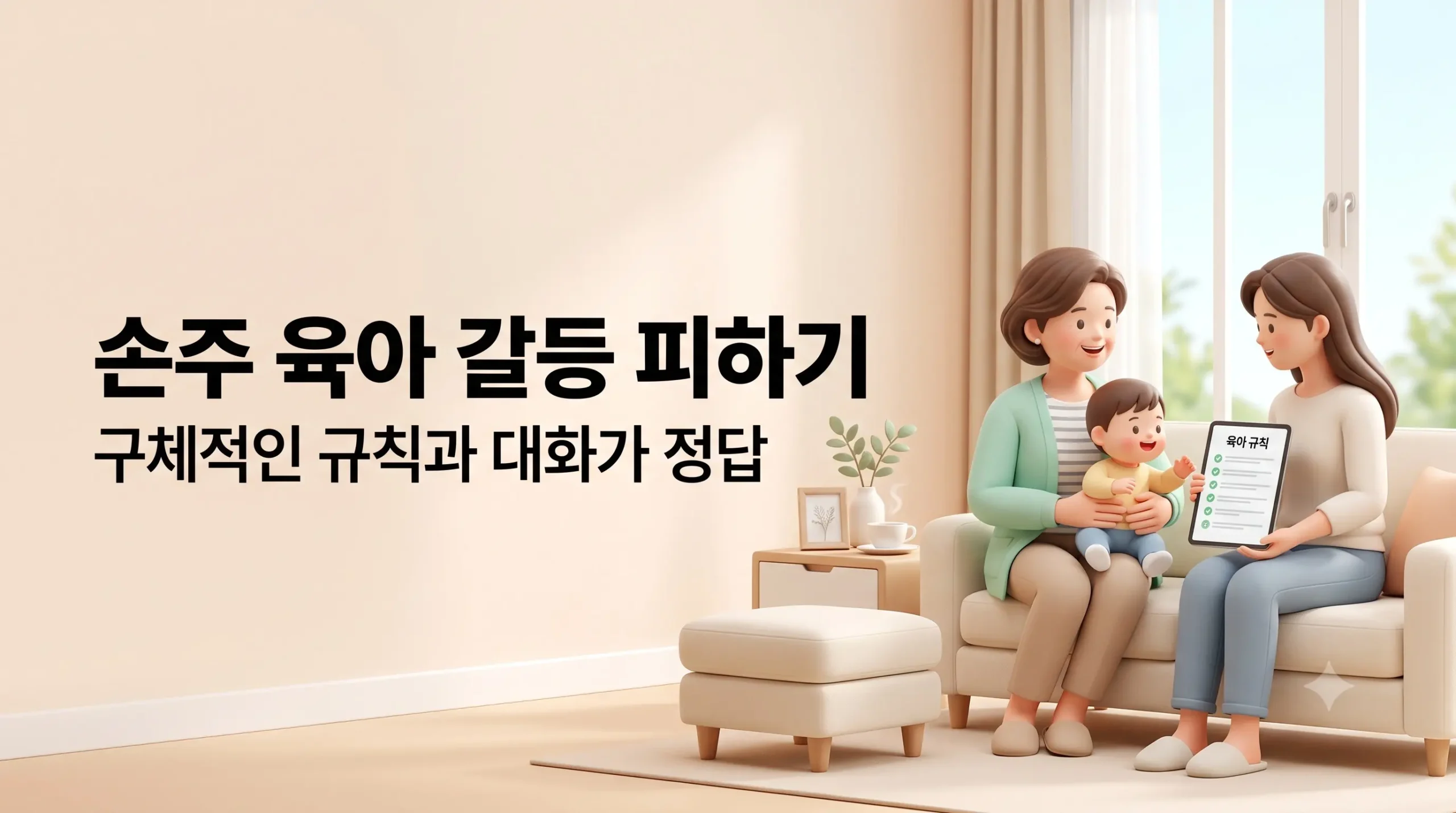 손주 육아 갈등 피하기 자녀 부부와 육아 가치관 충돌할 때 대처하는 법