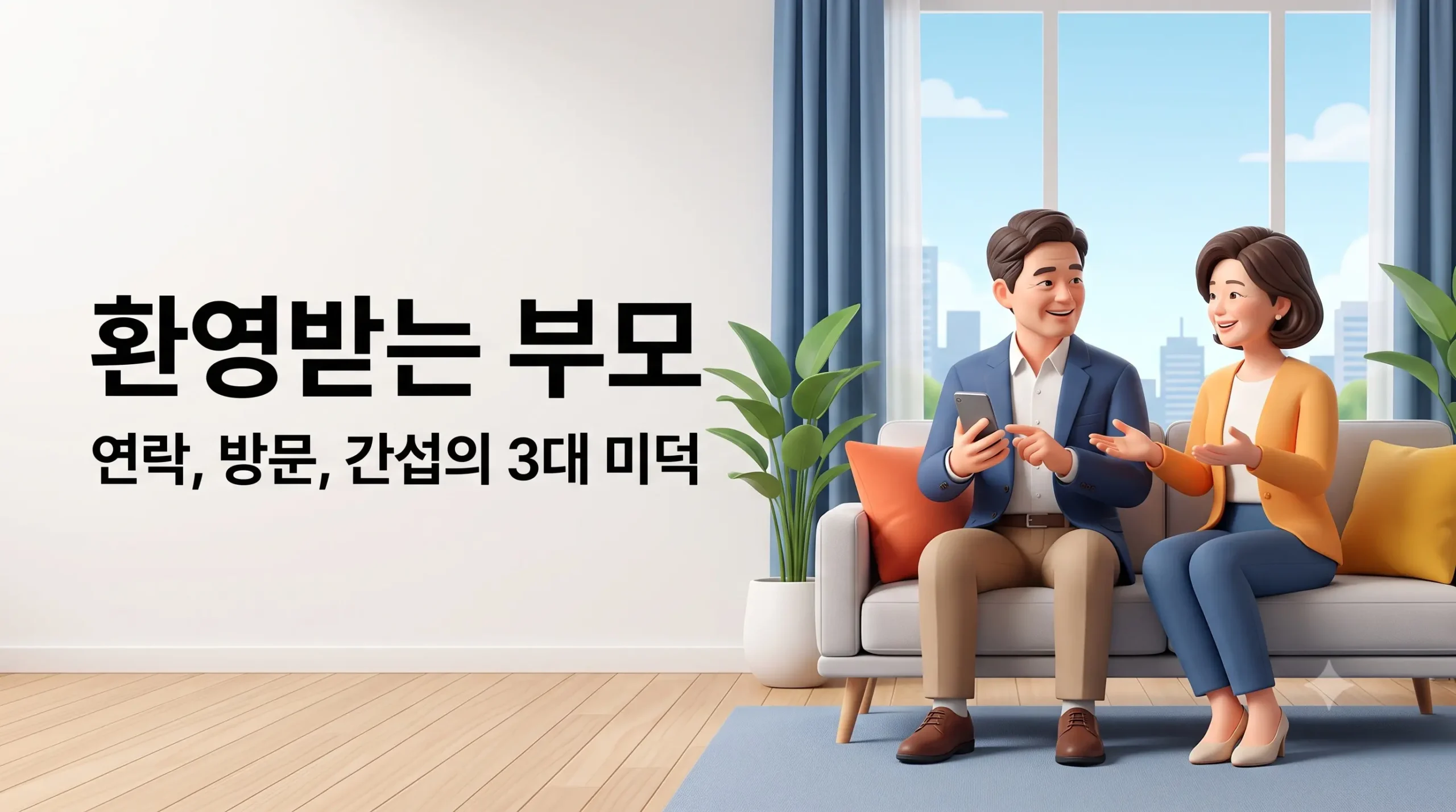 사위, 며느리에게 환영받는 시부모·장인장모의 3대 미덕 (연락, 방문, 간섭의 기준)