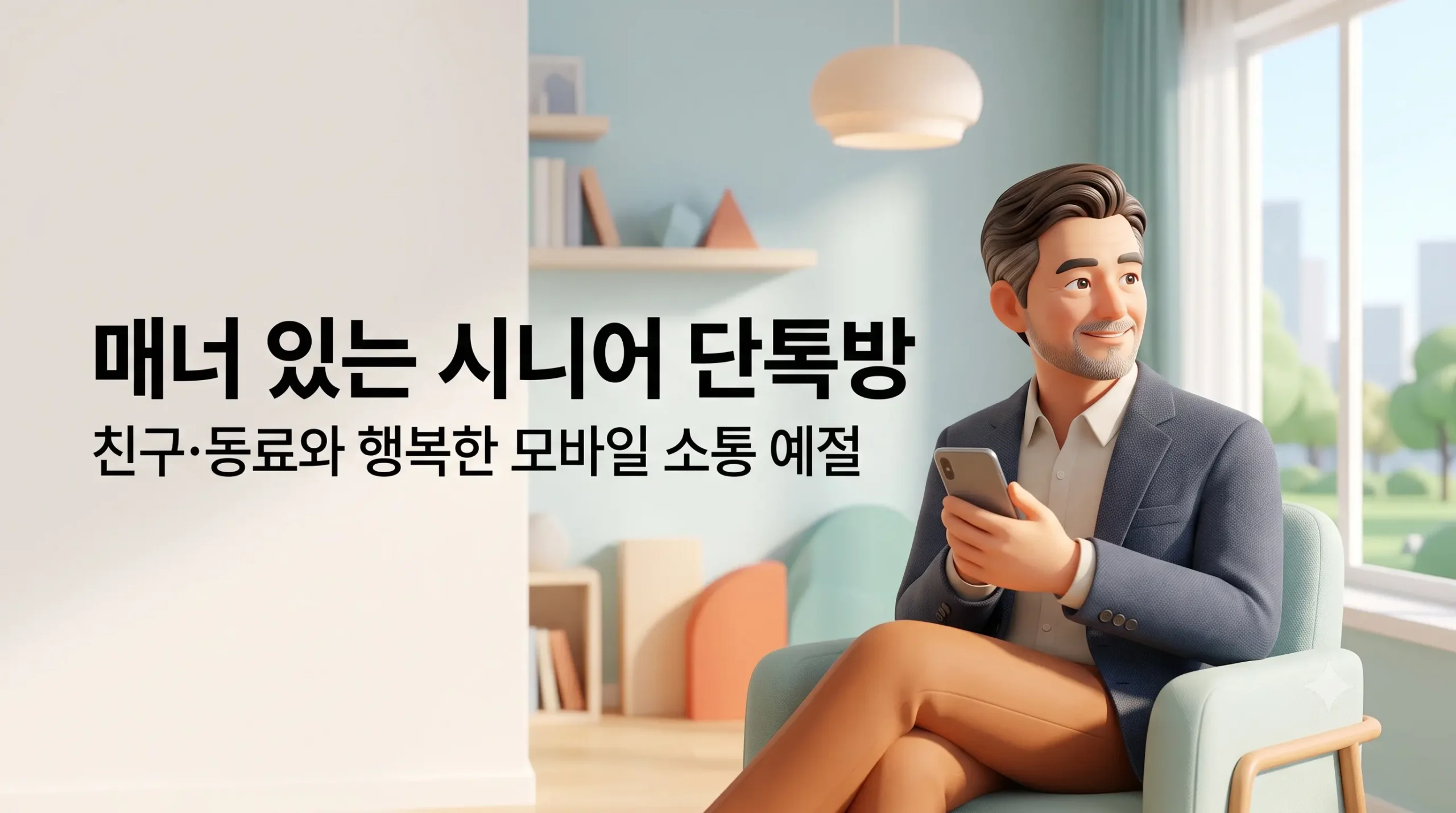 시니어 고독방과 단톡방 예절 가짜 뉴스 배포 자제 및 피로감 없는 모바일 소통법