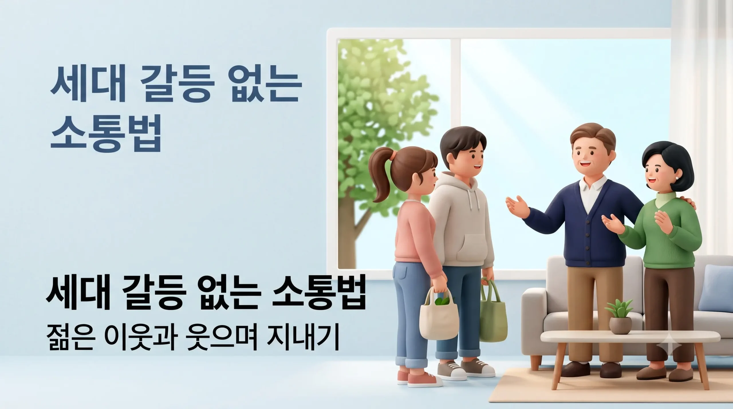 새로운 이웃 및 커뮤니티 관계 나이 차이 많이 나는 젊은 이웃과 세대 갈등 없이 소통하는 법