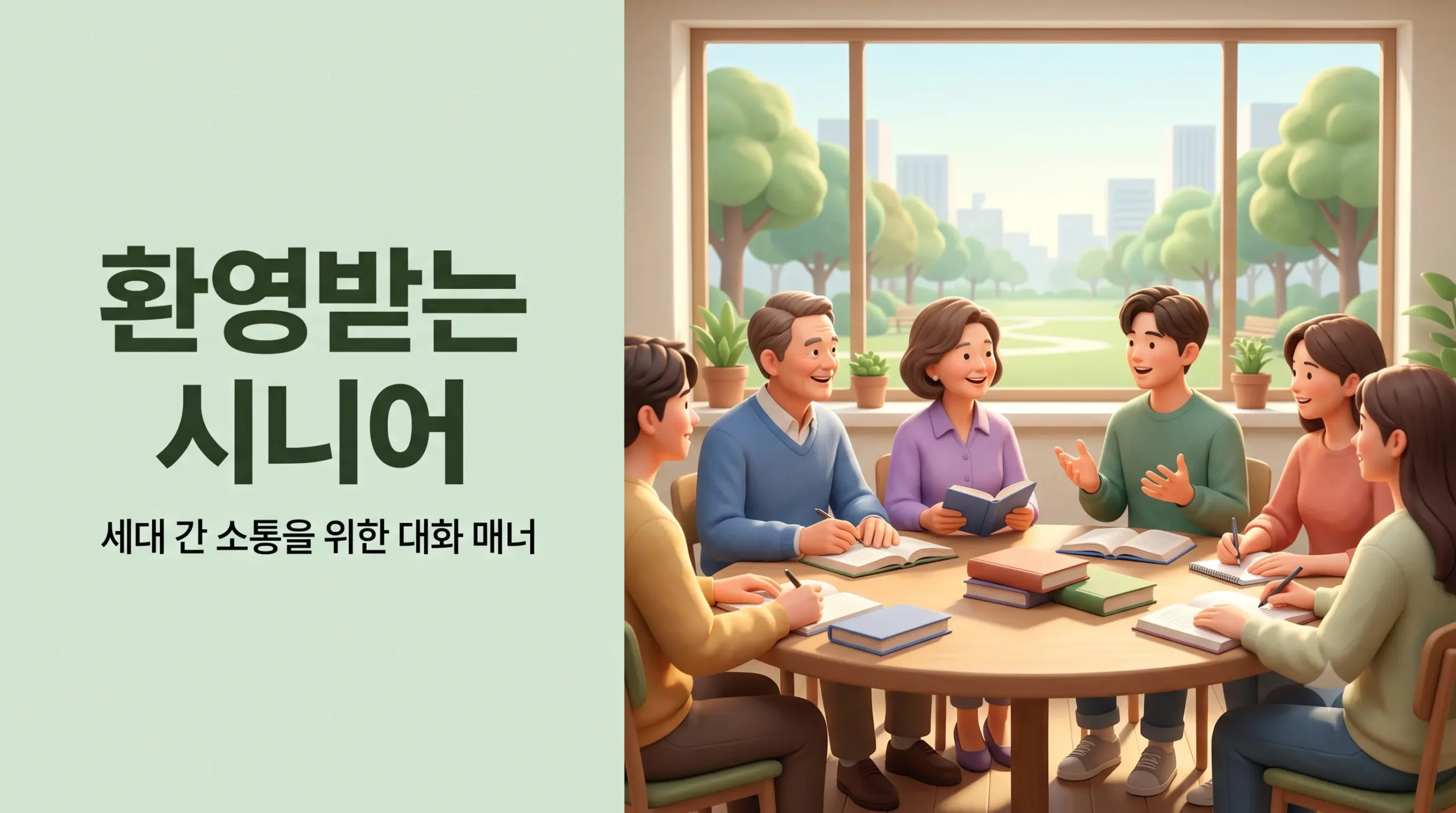 지역 사설 스터디 및 독서 모임 내 환영받는 시니어 회원의 태도와 대화 매너