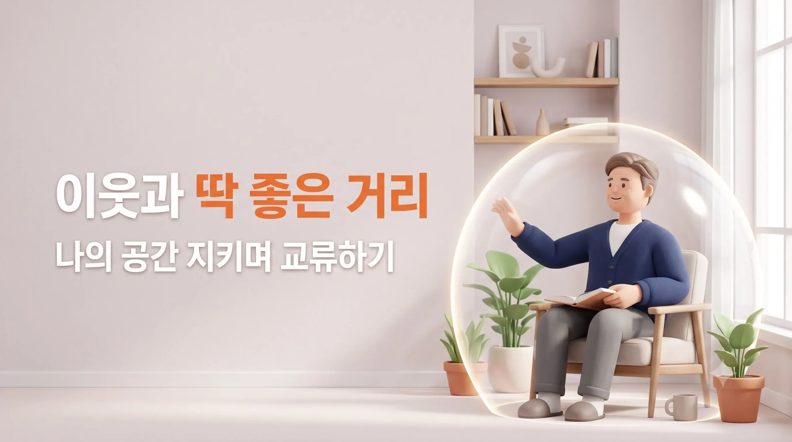 내 공간을 지키며 교류하기 이웃과의 적당한 친밀감 유지를 위한 경계선 설정법