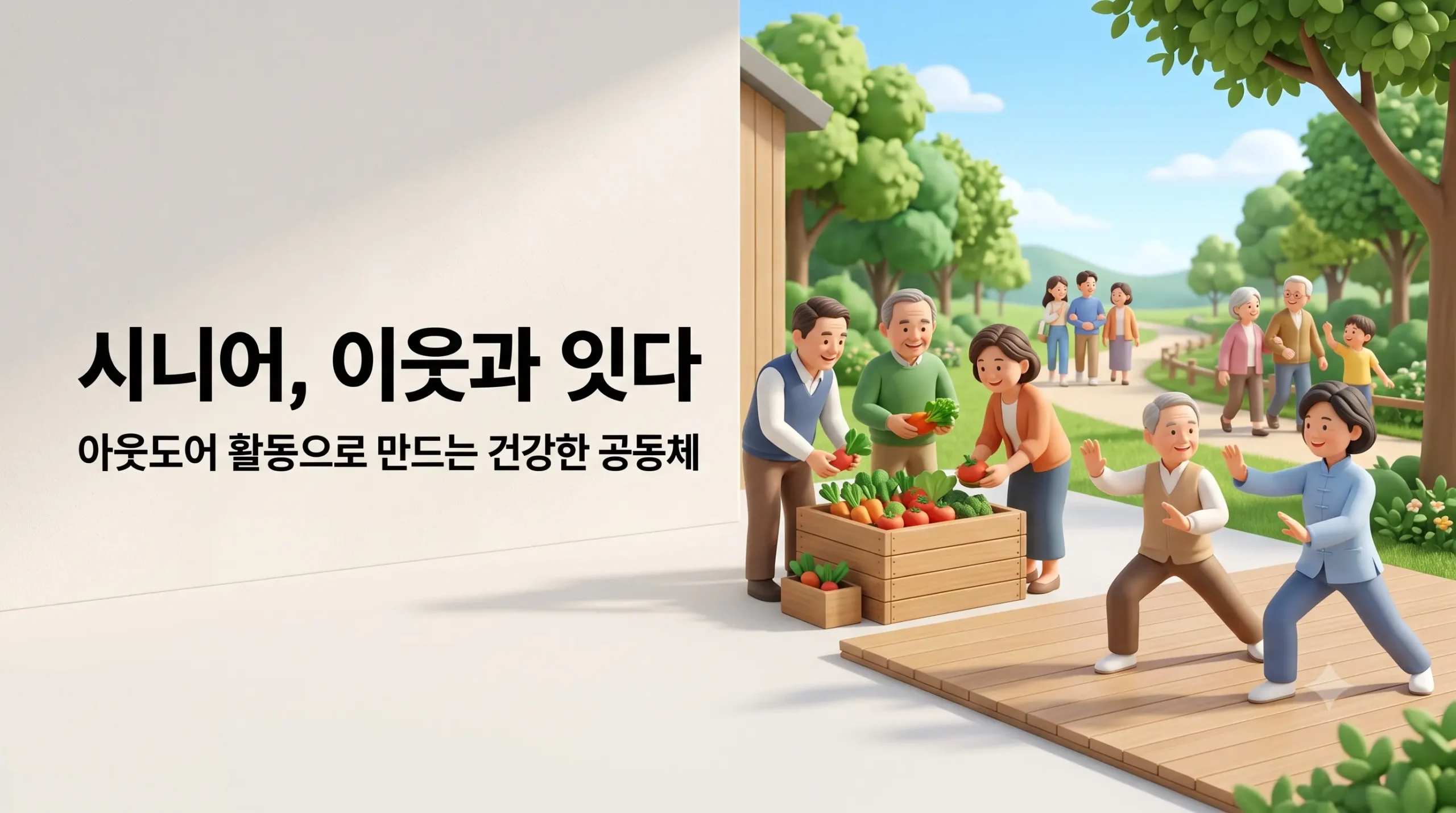 새로운 이웃 및 커뮤니티 관계 형성을 위한 시니어 아웃도어 활동과 지속 가능한 공동체 구축 연구