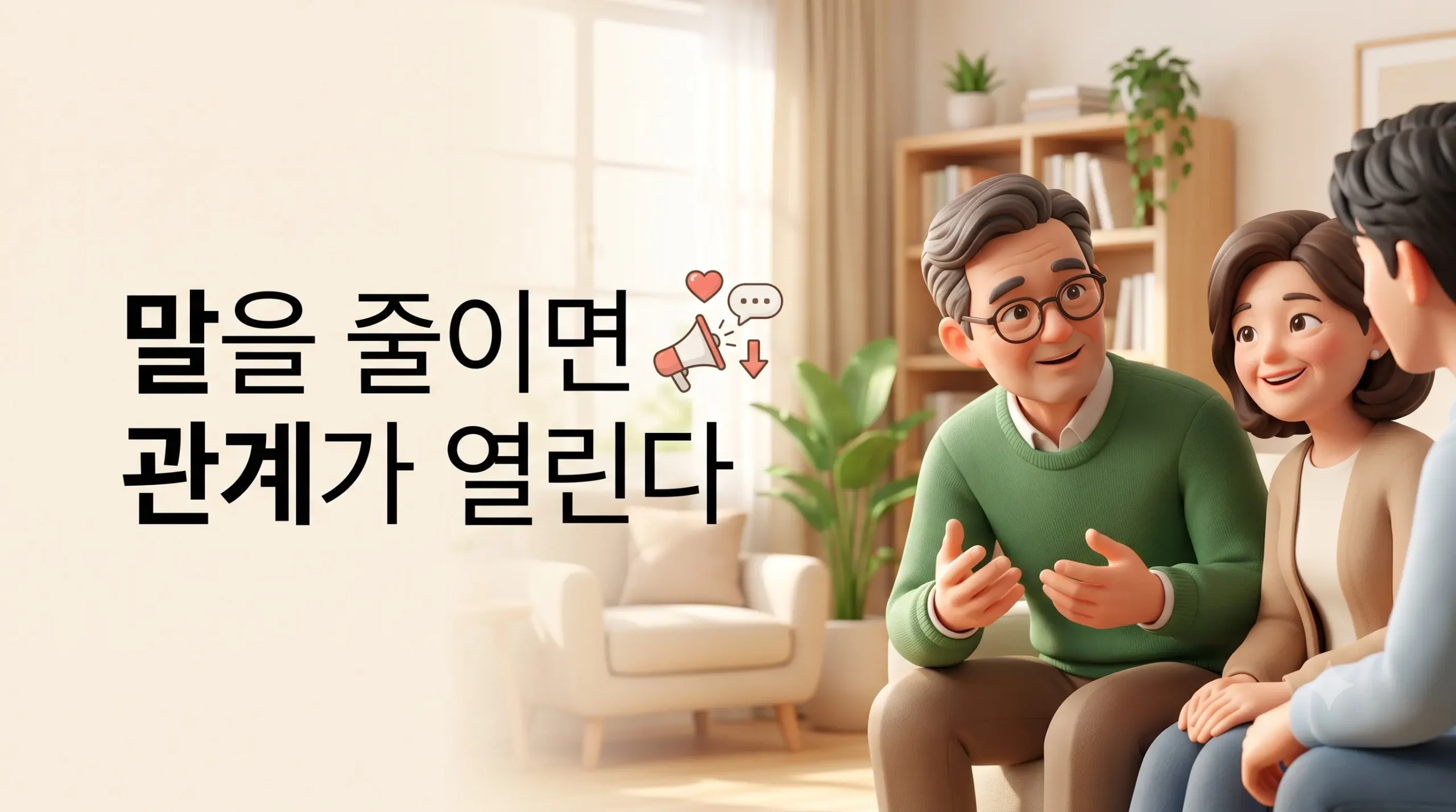 말을 줄이면 관계가 열린다 대화 점유율 조절과 공감적 경청을 통한 세대 간 소통 혁신 보고서